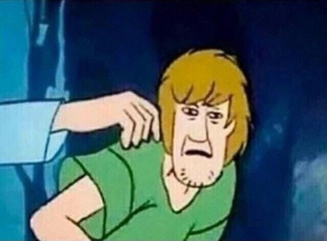 Plantilla de meme Scooby Doo Shaggy 