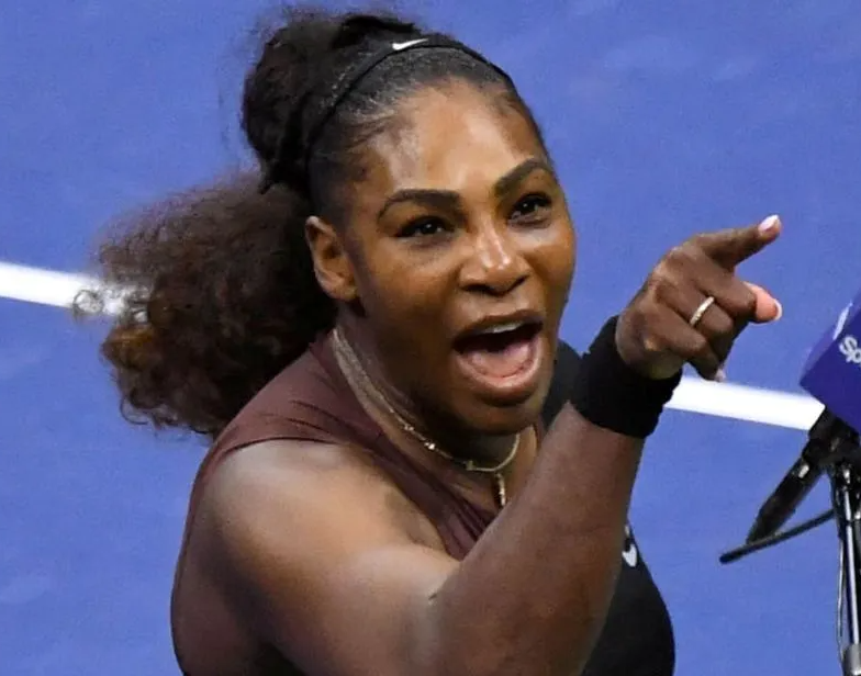 Template meme Serena Williams US Open Angry black woman