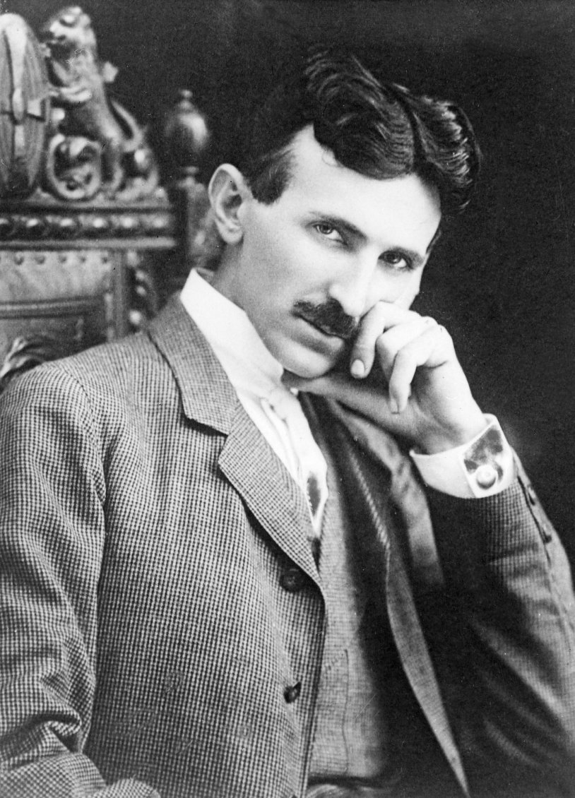 Plantilla de meme sexy Nikola Tesla