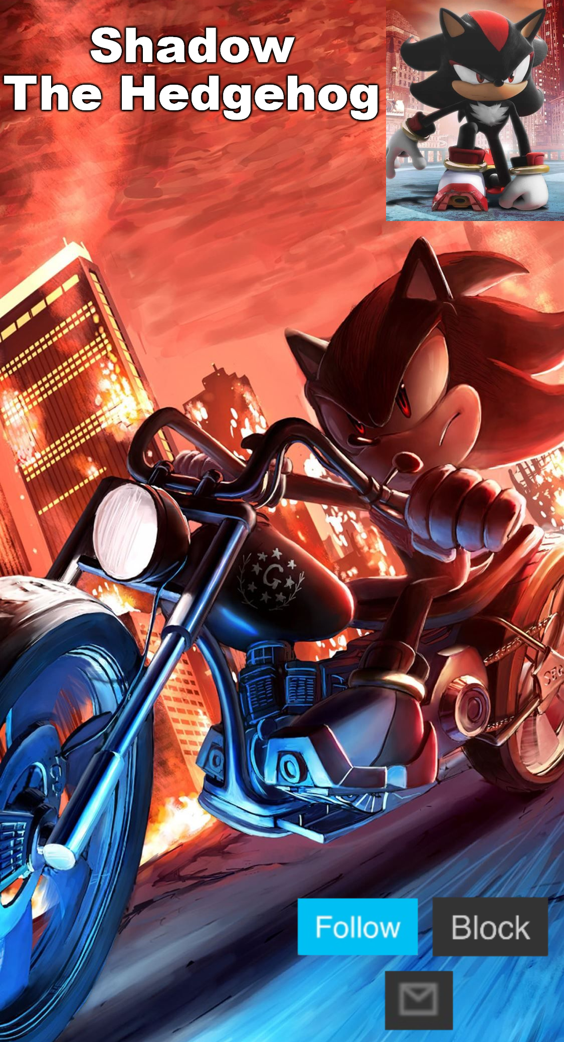 Template meme shadow the hedgehog announcement