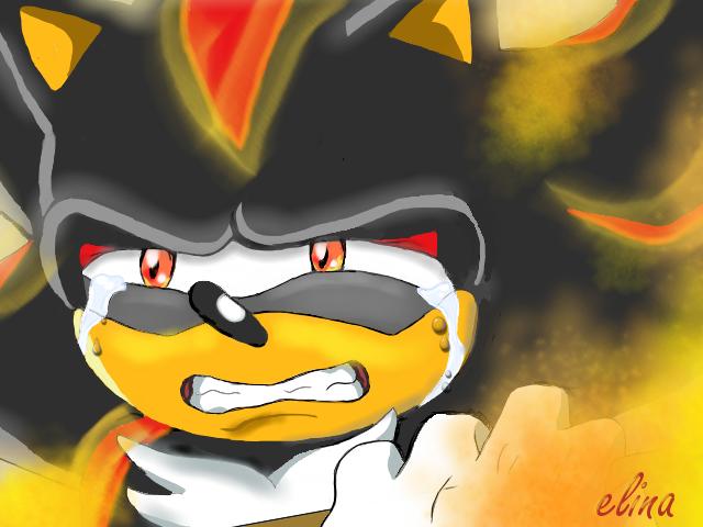 Plantilla de meme Shadow the Hedgehog Crying