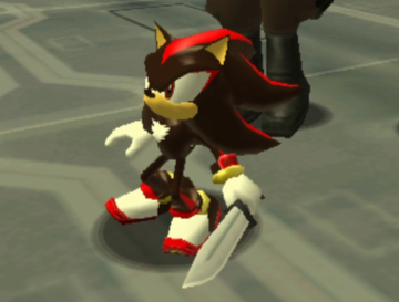 Plantilla de meme Shadow The Hedgehog with a knife