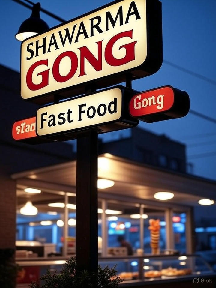 Plantilla de meme shawarma gong