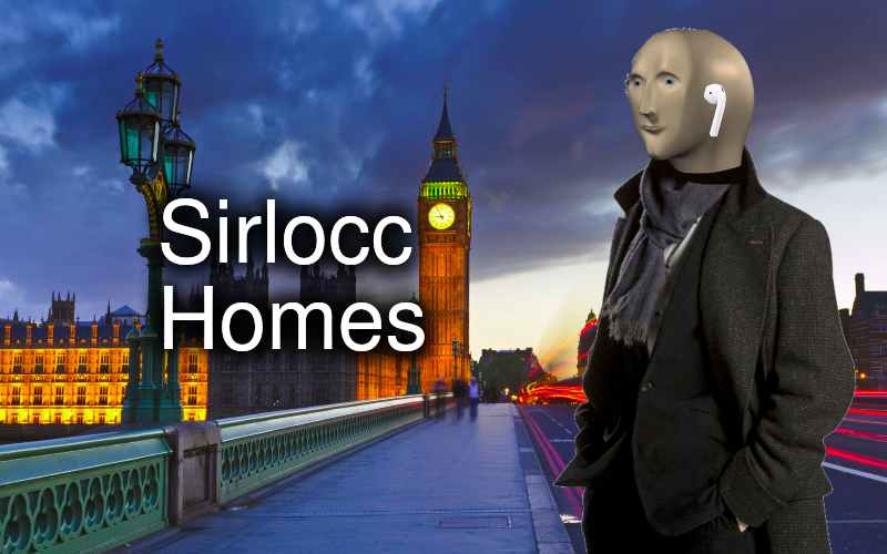 Plantilla de meme Sherlock Homes Mememan