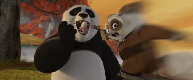 Plantilla de meme Shifu Dumpling Steal