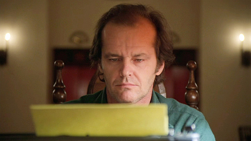 Plantilla de meme Shining Typewriter