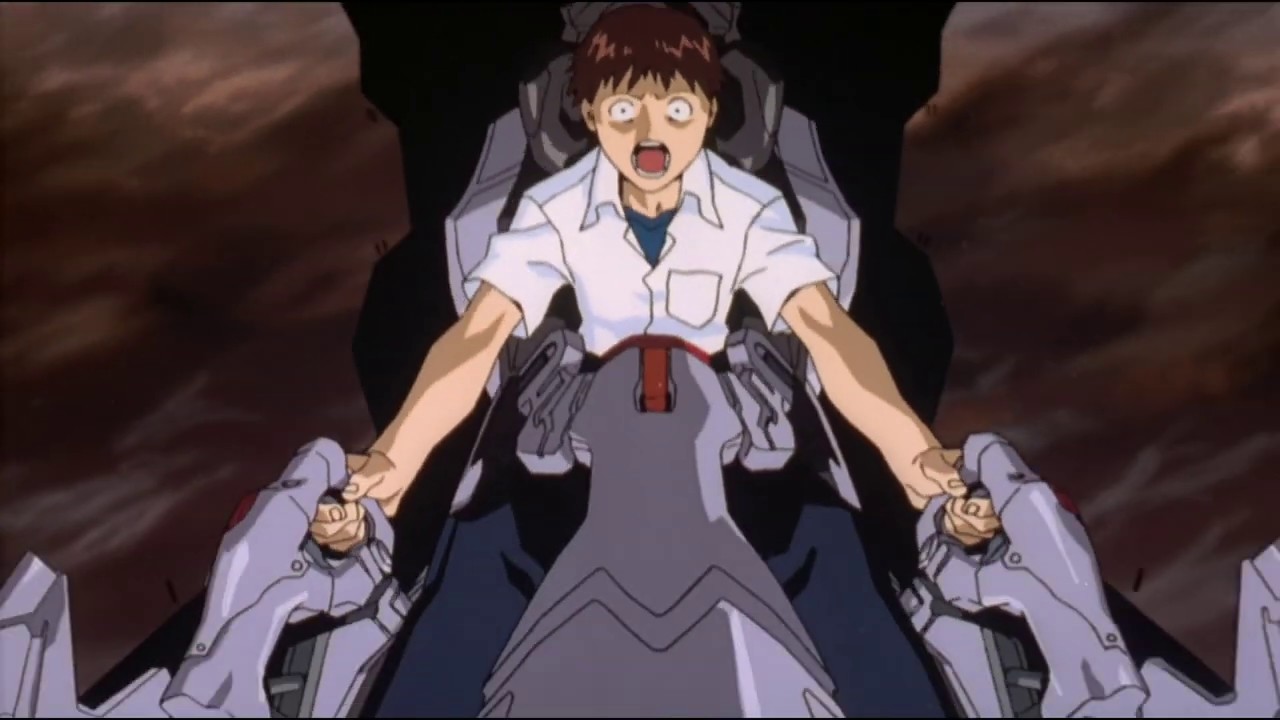 Plantilla de meme shinji screaming