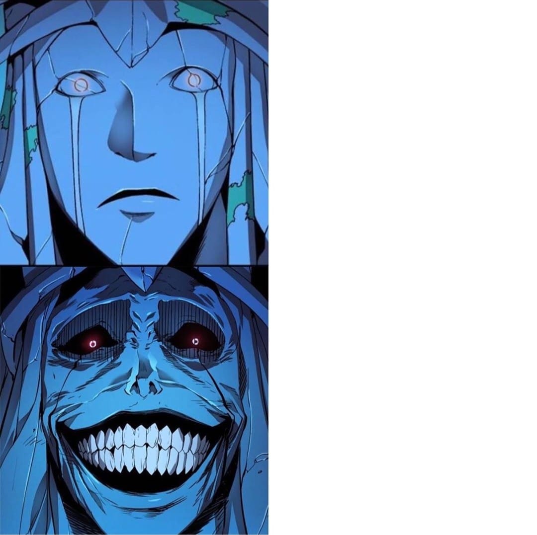 Template meme shinsang smiling(solo levelling)