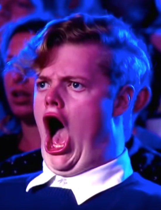 Plantilla de meme shock face