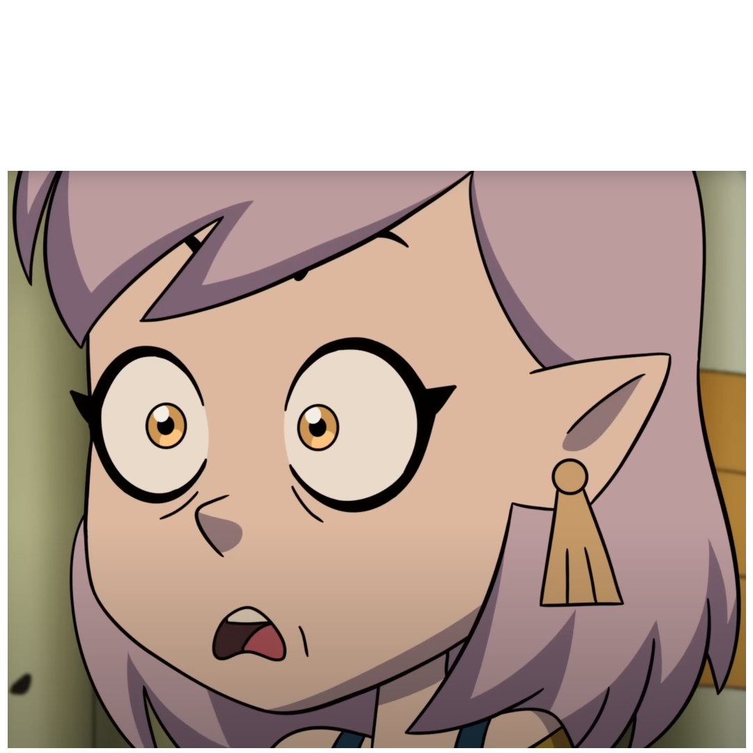 Plantilla de meme Shocked Amity
