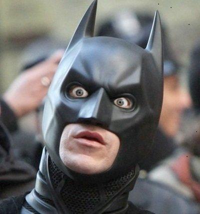 Plantilla de meme Shocked Batman