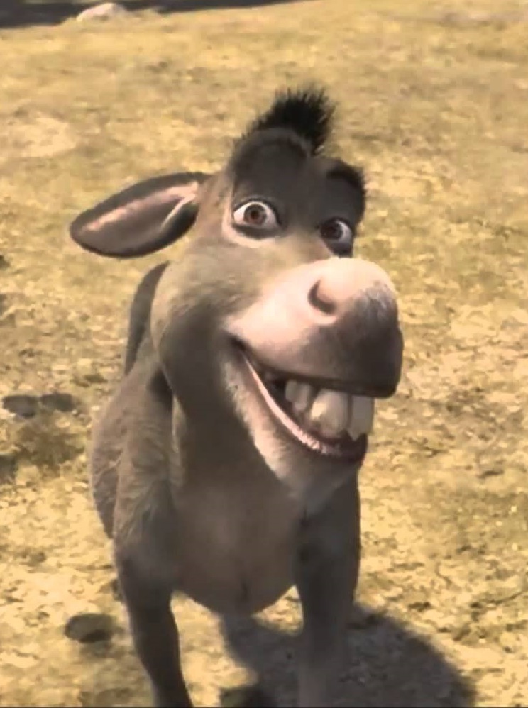 Template meme Shrek Donkey Please Boss