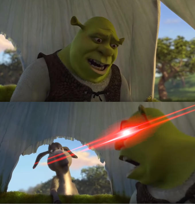Template meme Shrek For Five Minutes