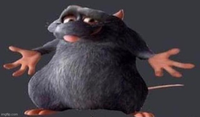 Template meme Shrugging Rat