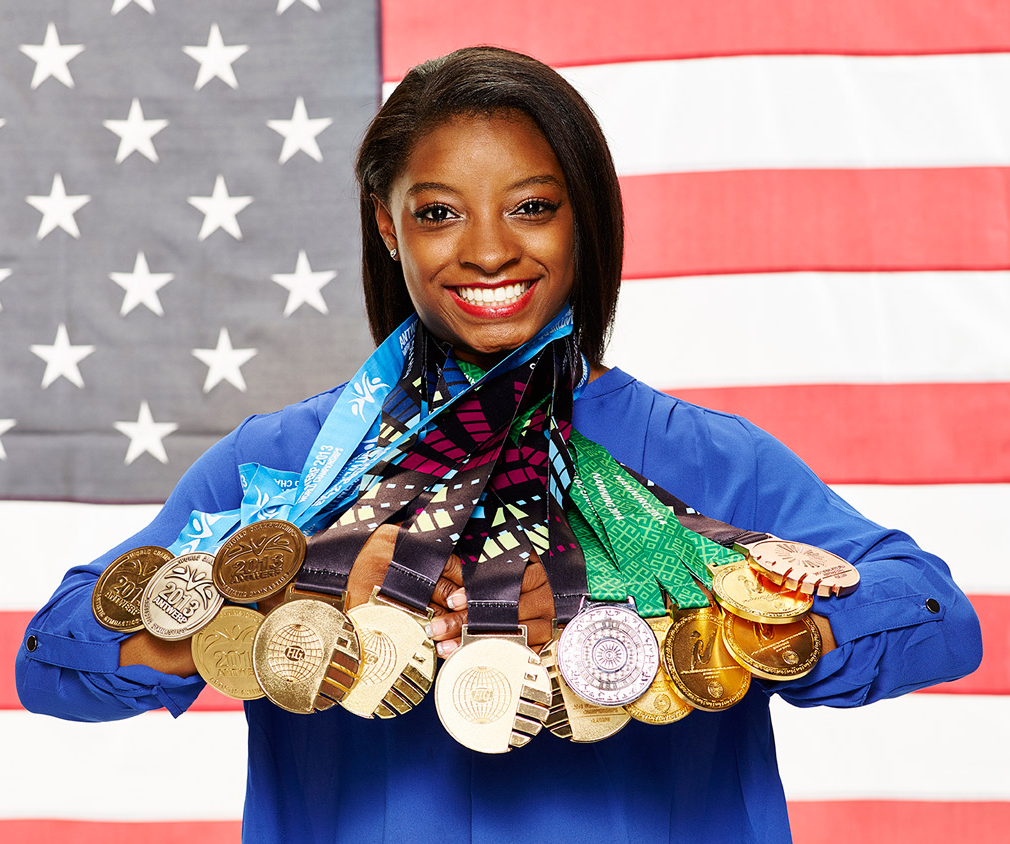 Plantilla de meme Simone Biles