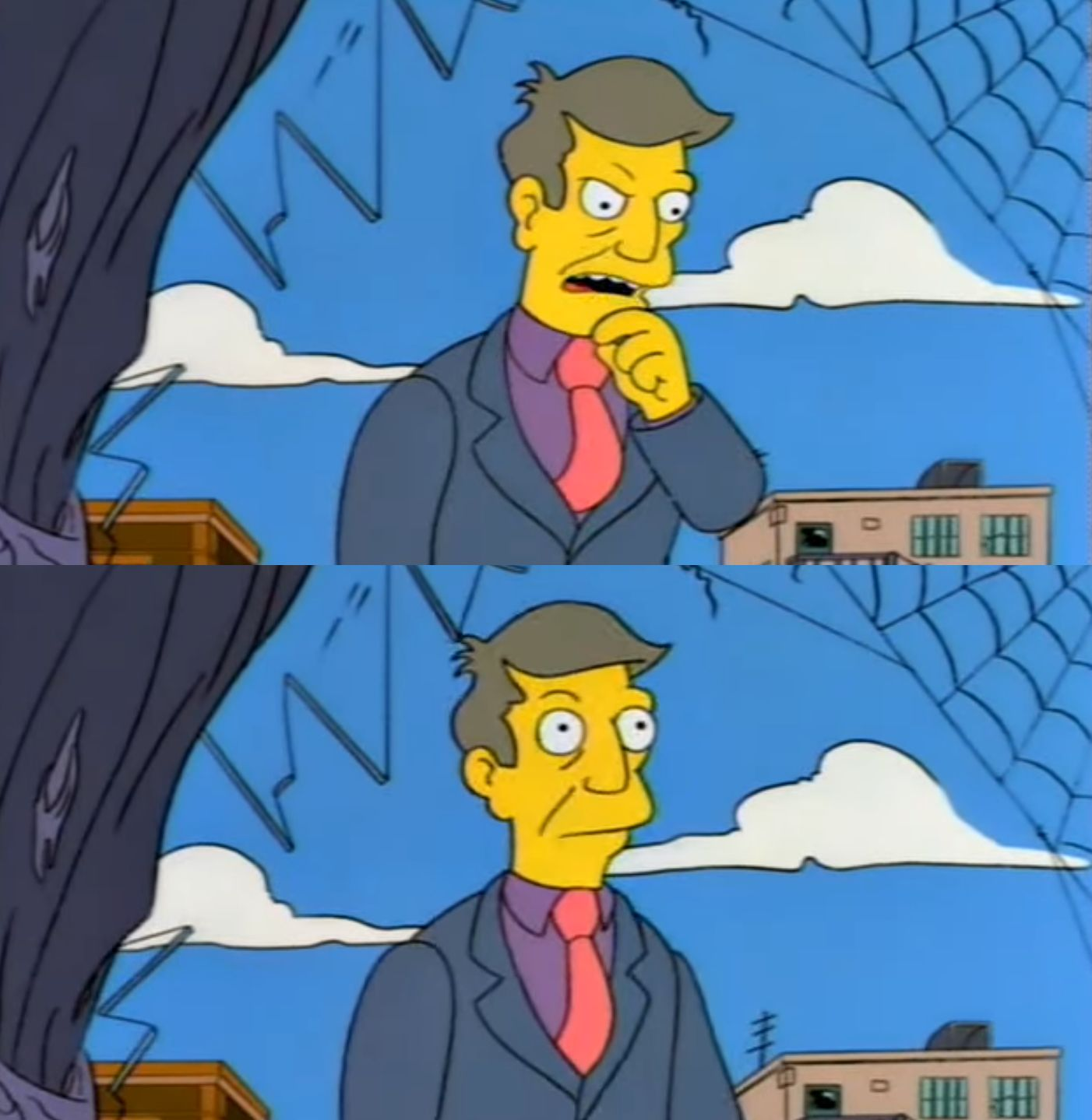 Simpsons Principle meme template