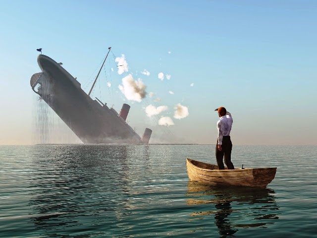 Plantilla de meme Sinking Ship