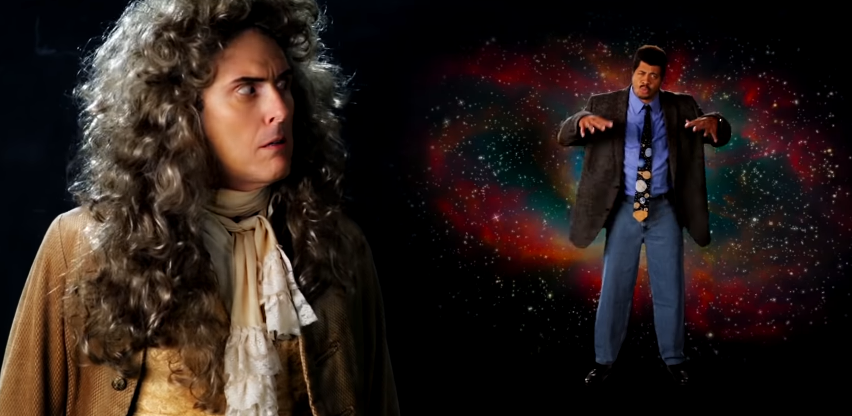 Plantilla de meme Sir Isaac Newton Confused