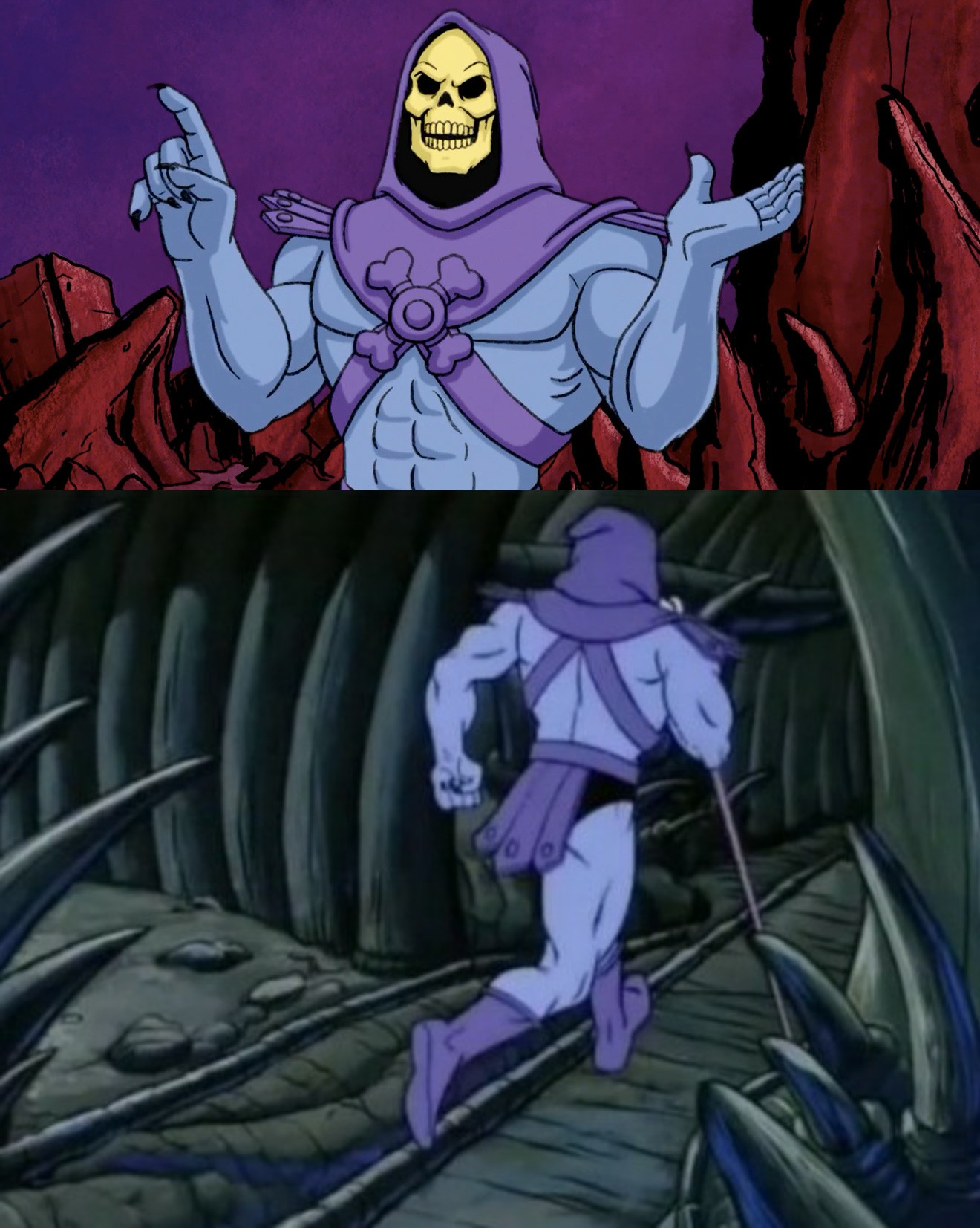 Plantilla de meme Skeletor until we meet again