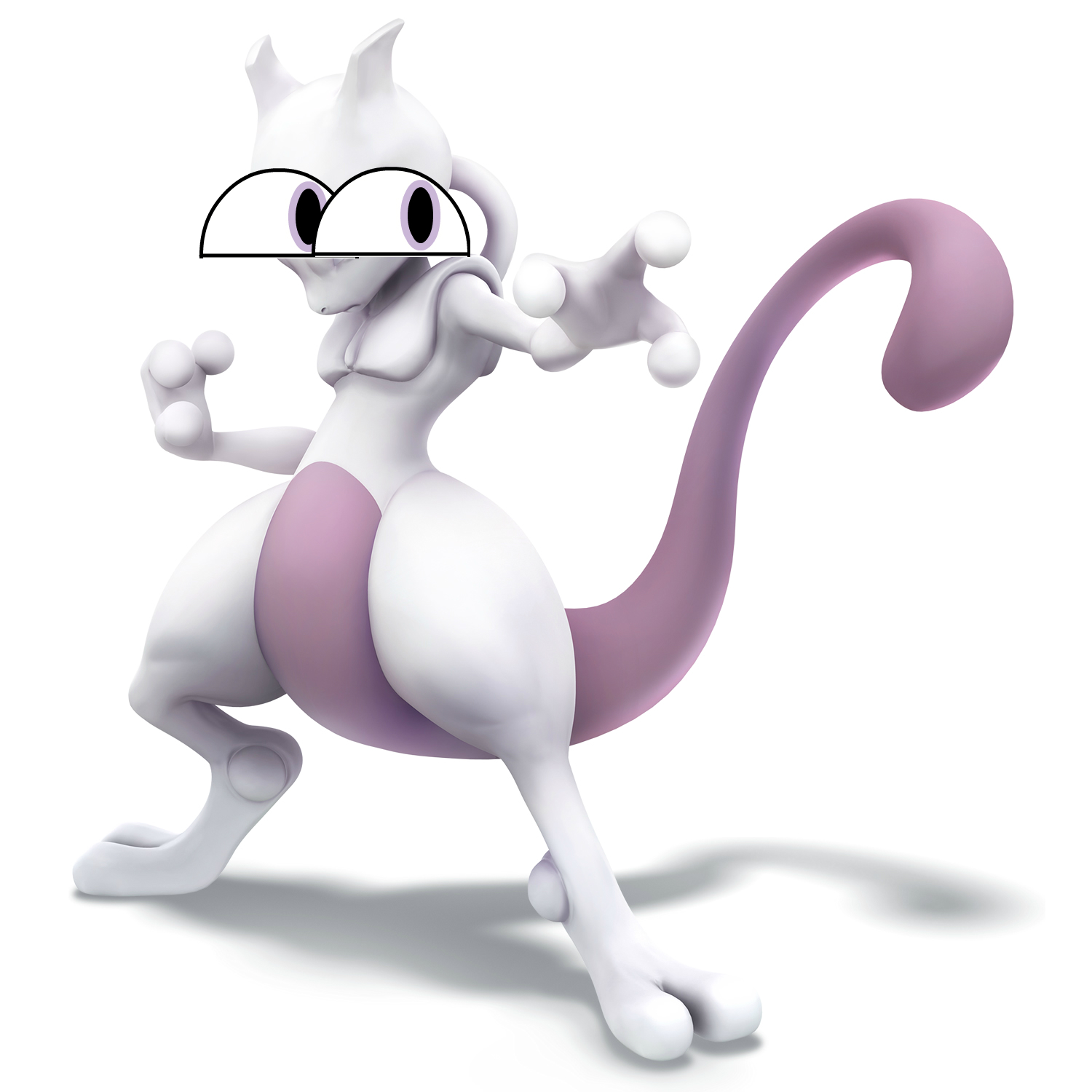 Plantilla de meme Skeptical Mewtwo