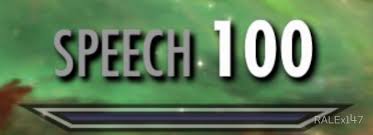 Plantilla de meme skyrim speech 100