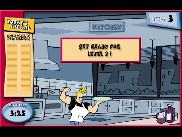 Plantilla de meme Slavic Johnny Bravo: Flapjack Flipout