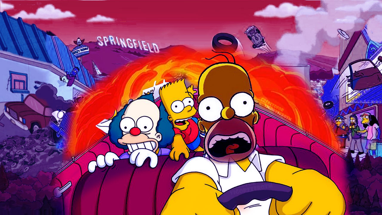 Template meme Slavic Simpsons: Road Rage