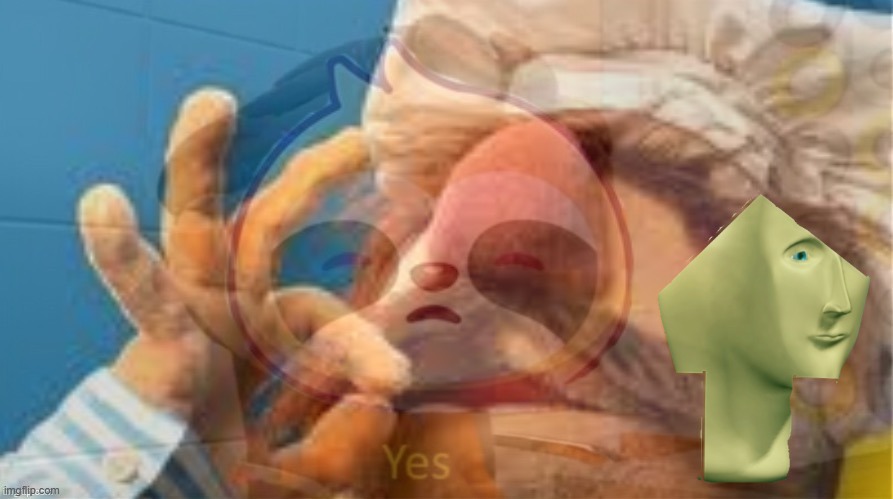 Template meme Sloth yes Swedish chef meme man upvote
