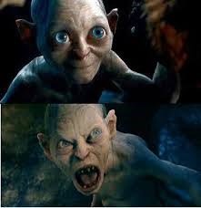 Plantilla de meme smeagol we hates it