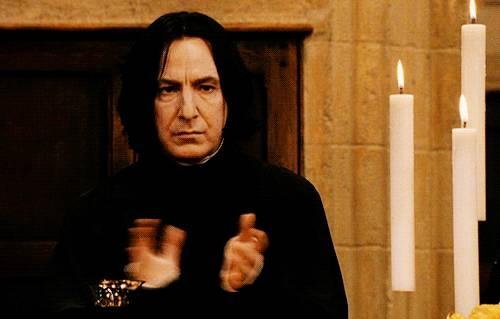 Plantilla de meme Snape Clapping