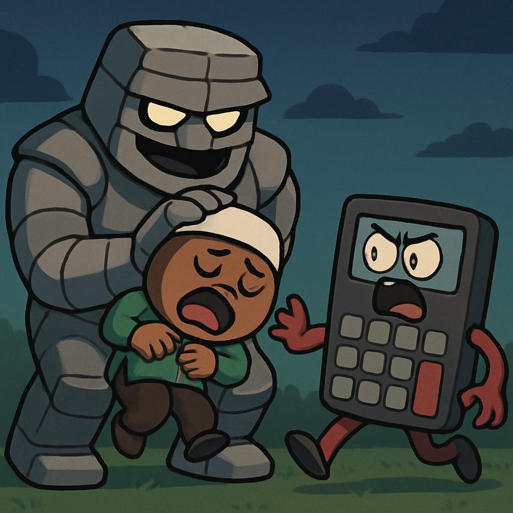 Template meme sneaky golem kidnapping tung tung sahur while a Diddy blud calcu