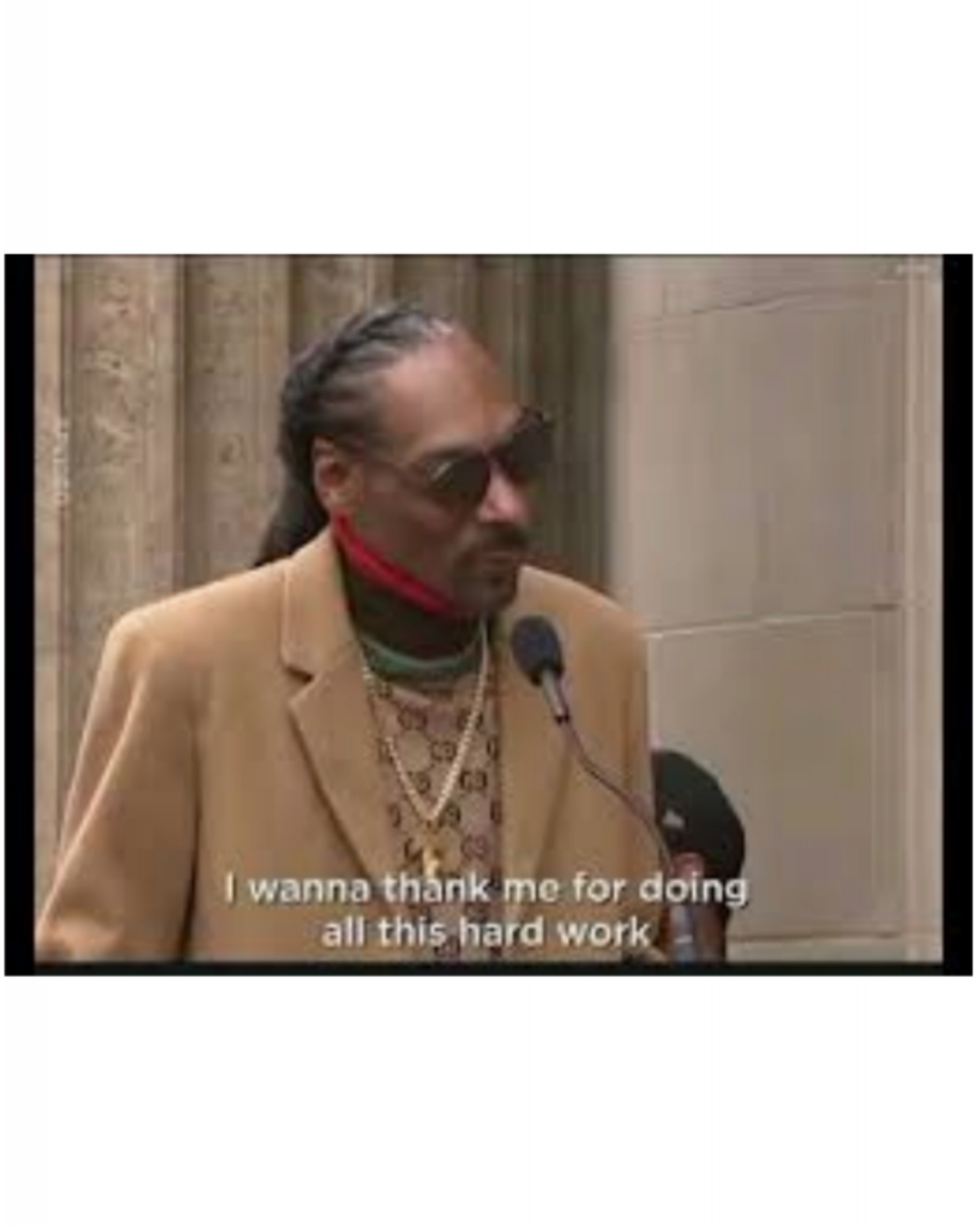 Template meme Snoop Dogg I wanna thank me