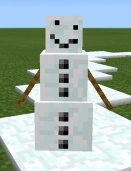 Template meme snow golem without pumpkin