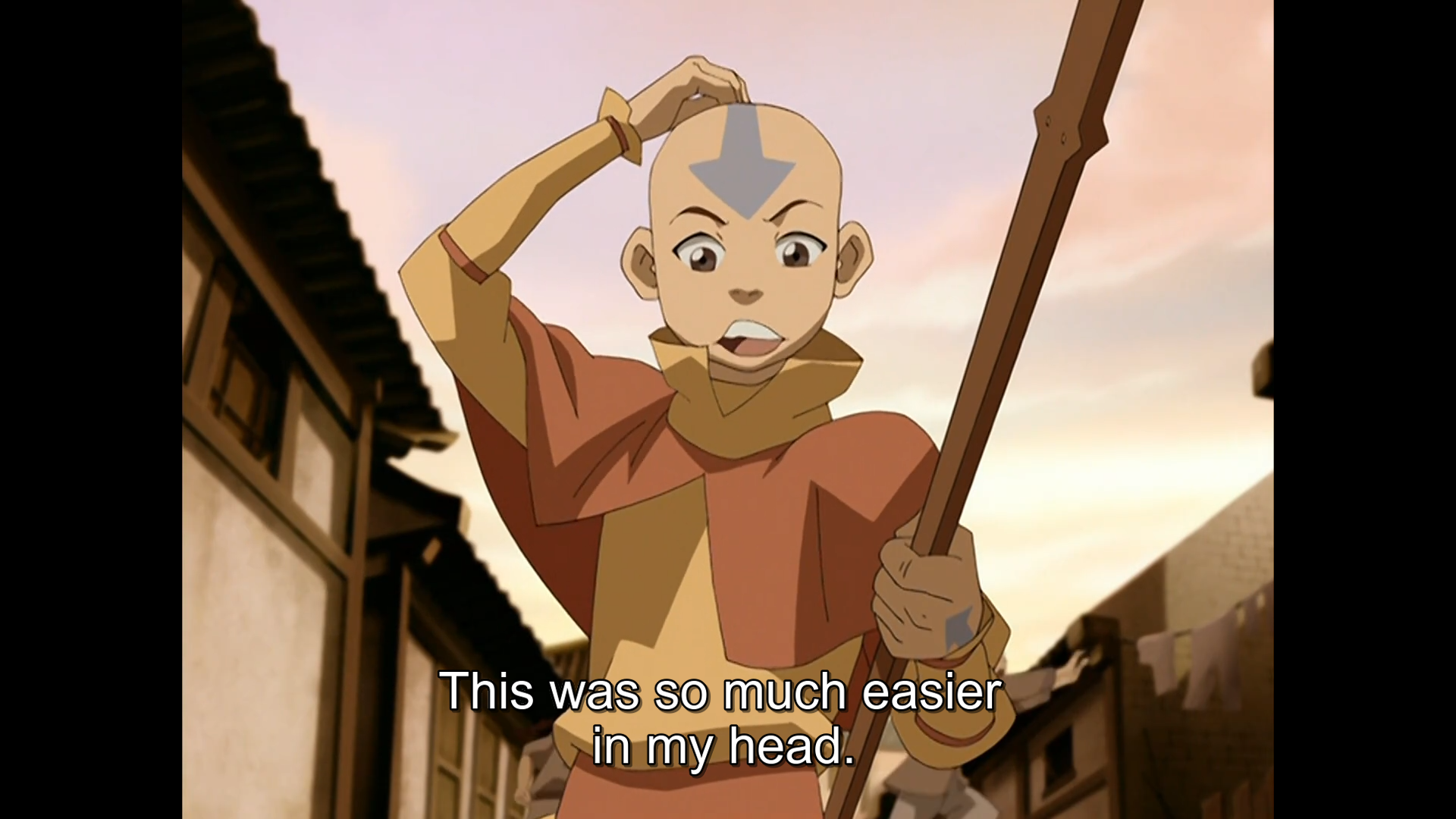 Template meme So much easier in my head Aang (Avatar)