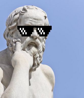 Plantilla de meme Socrates MLG