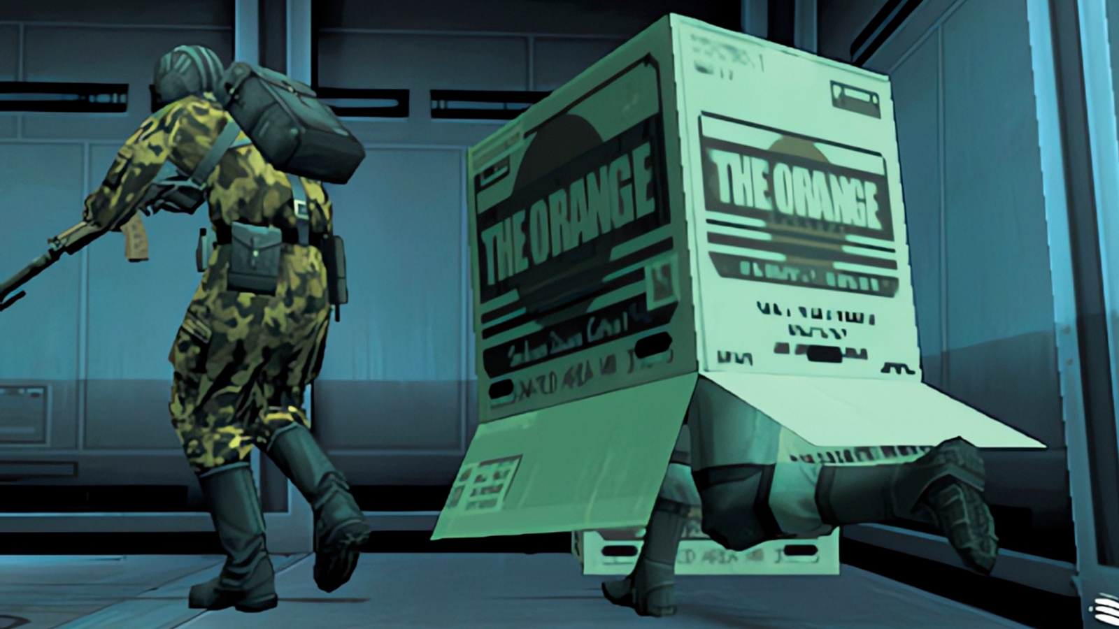 Plantilla de meme Solid Snake Box Sneak