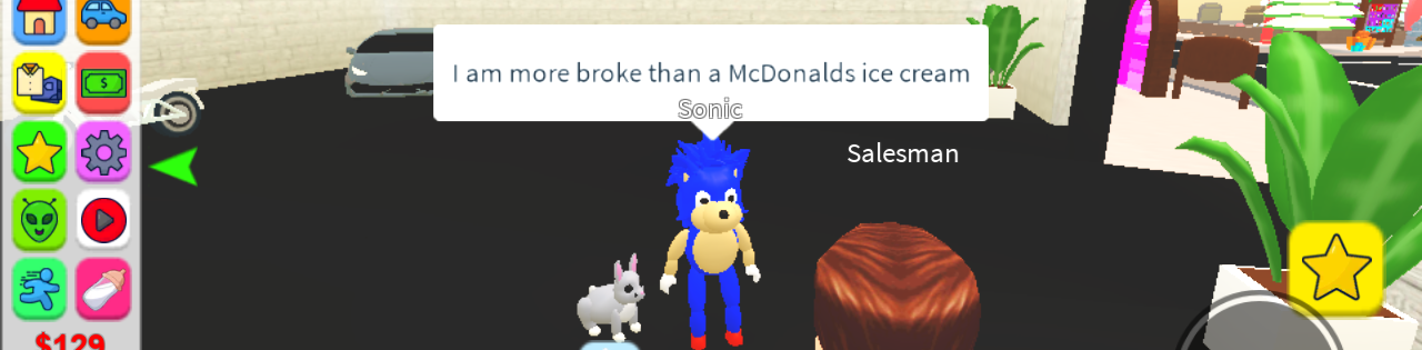 Sonic broke meme template