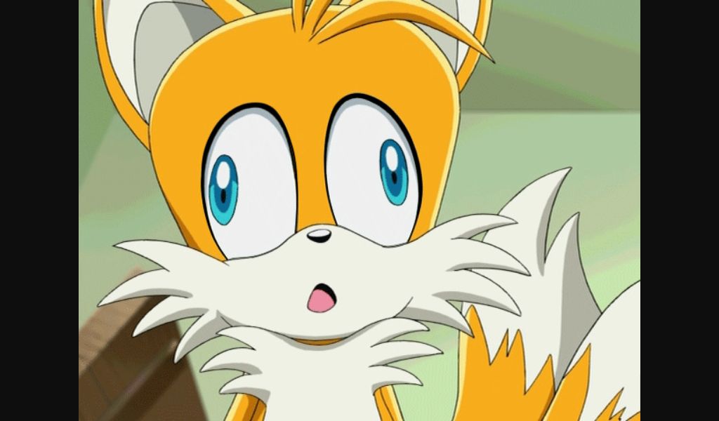 Template meme sonic- Derp Tails