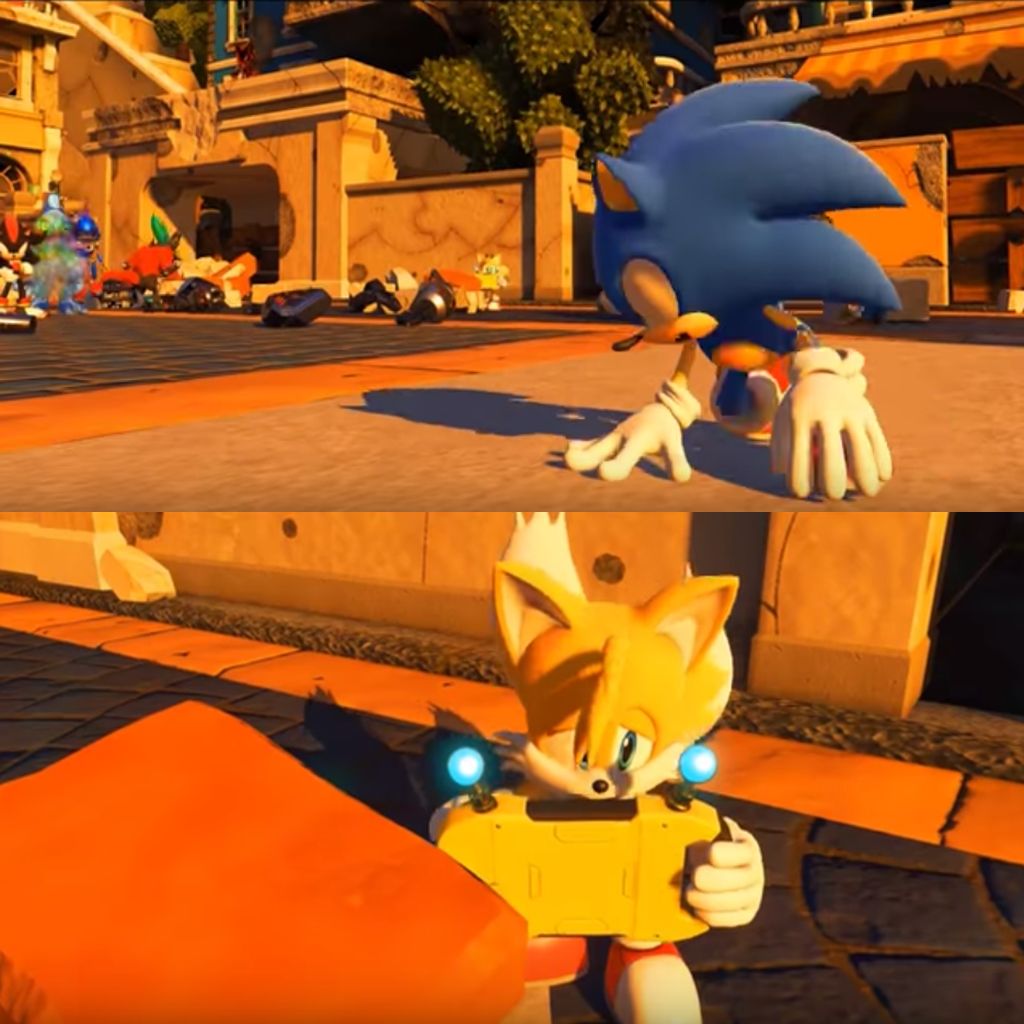Plantilla de meme Sonic Forces Tails Nintendo Switch