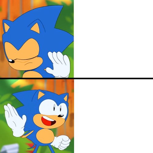 Sonic Mania  meme template
