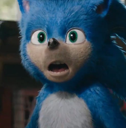 Sonic Movie meme template