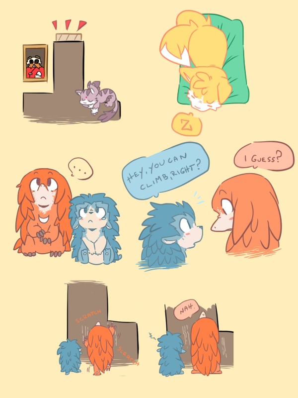 Plantilla de meme Sonic Pets Comic 3