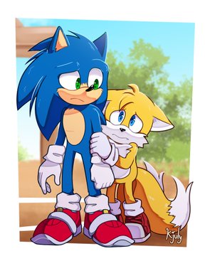 Template meme sonic x tails