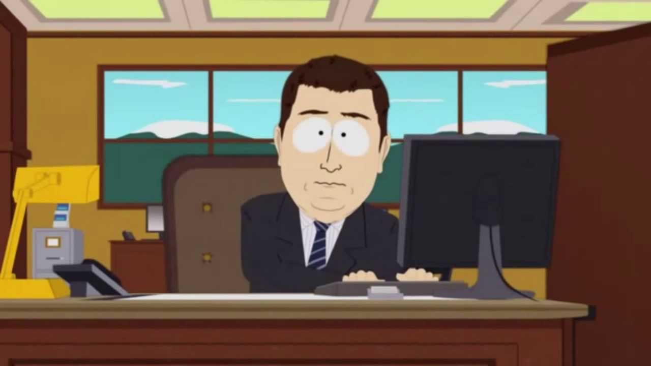 Template meme South Park and it's gone