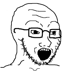Soyboy meme template