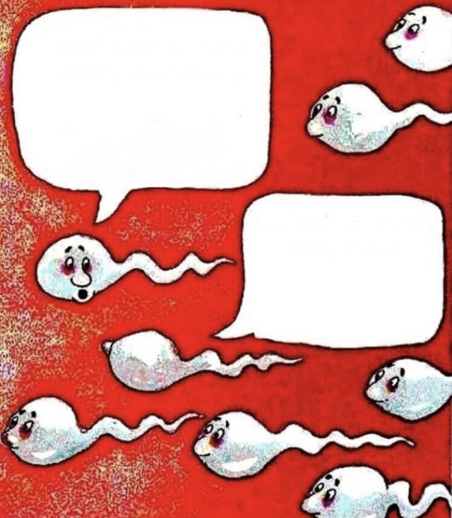 Template meme Sperm talk