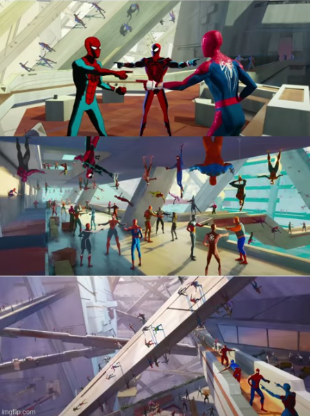 Template meme Spiderman point x100000