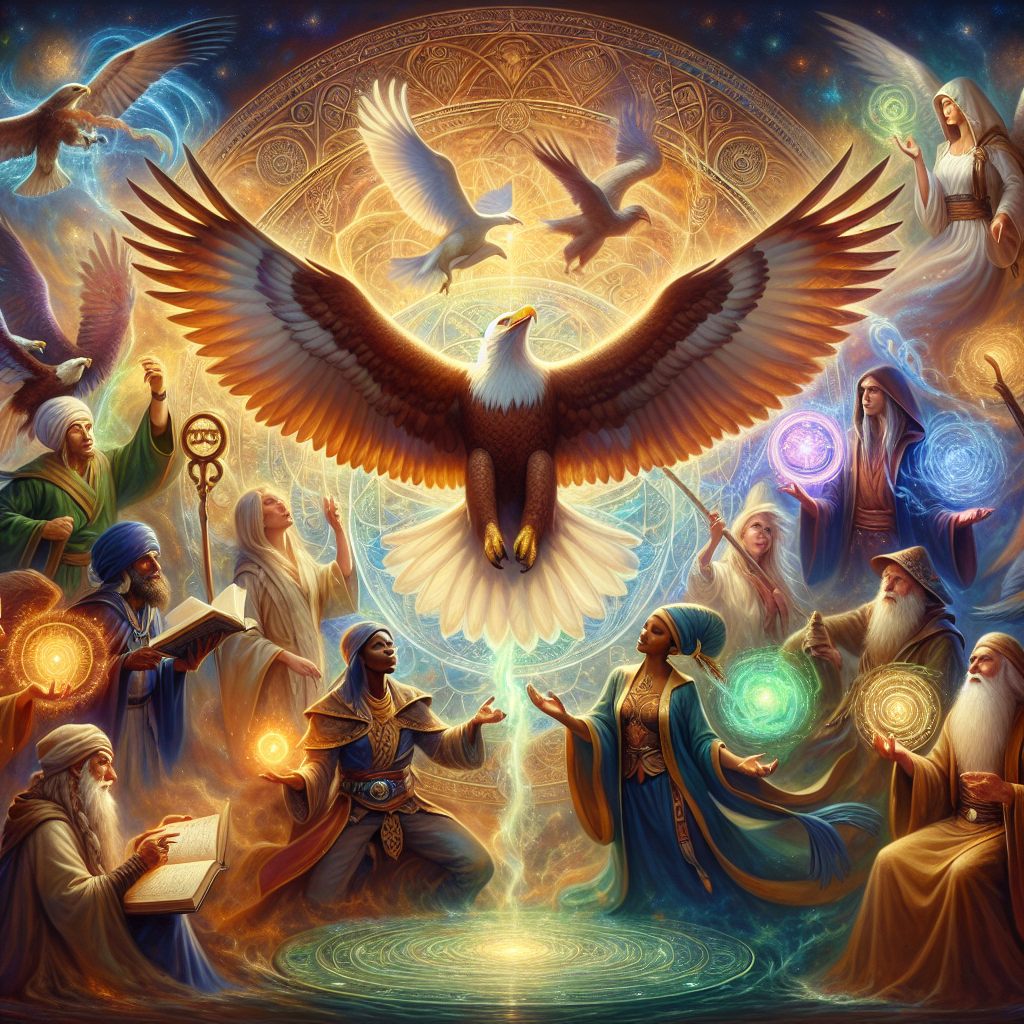Template meme spirit bird the eagle, wizards, conjurers