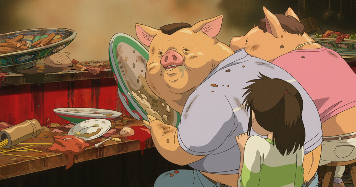 Template meme Spirited away parents