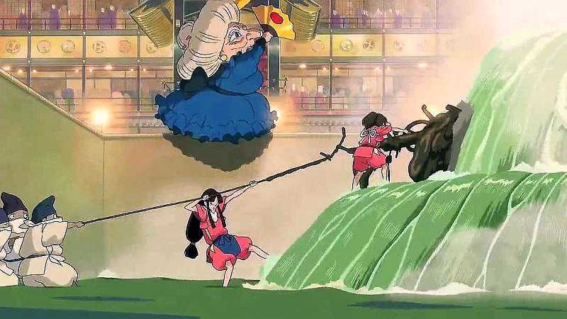 Plantilla de meme Spirited Away Trash